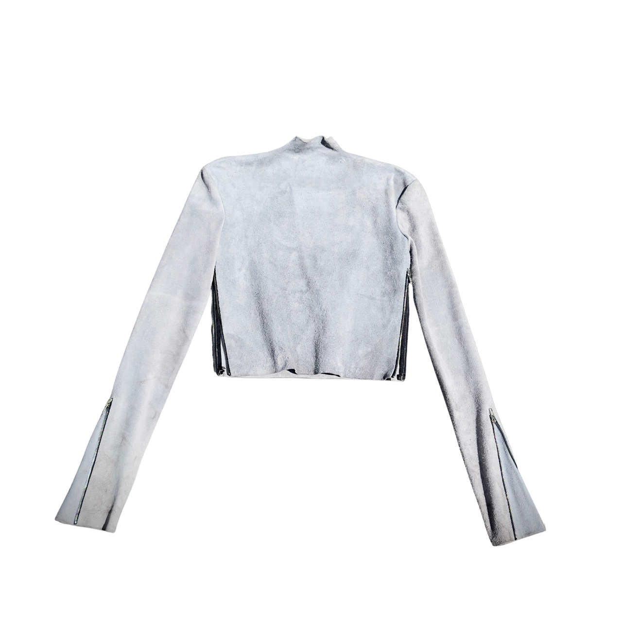 Grey-Skies Overhead Lambskin Shirt